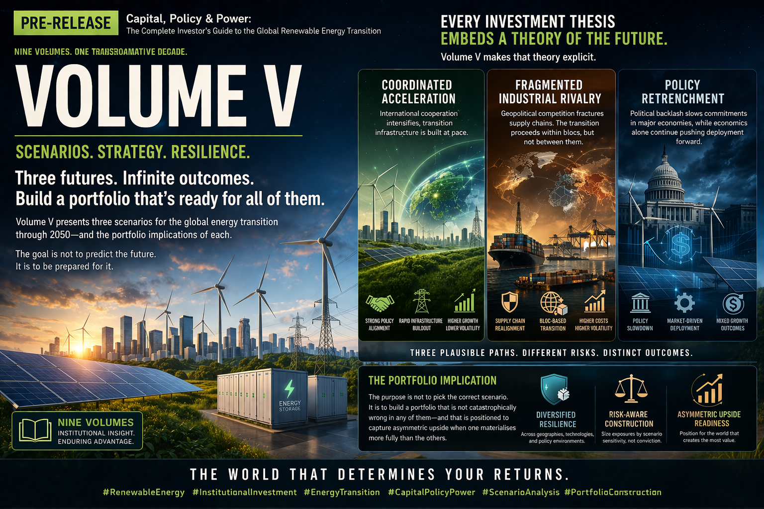 Volume V - Scenarios, Strategy, Resilience